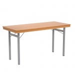 Klapptisch, 140x60 cm (B/T), 72 cm hoch, 4-Fuß, 